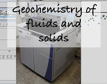 Geochemistry of fluids and solids